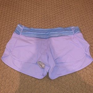 Lululemon speed up light purple short